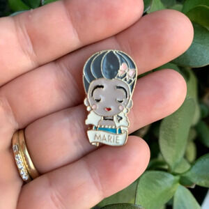 Brand new Marie Antoinette iconic people inspired enamel pin